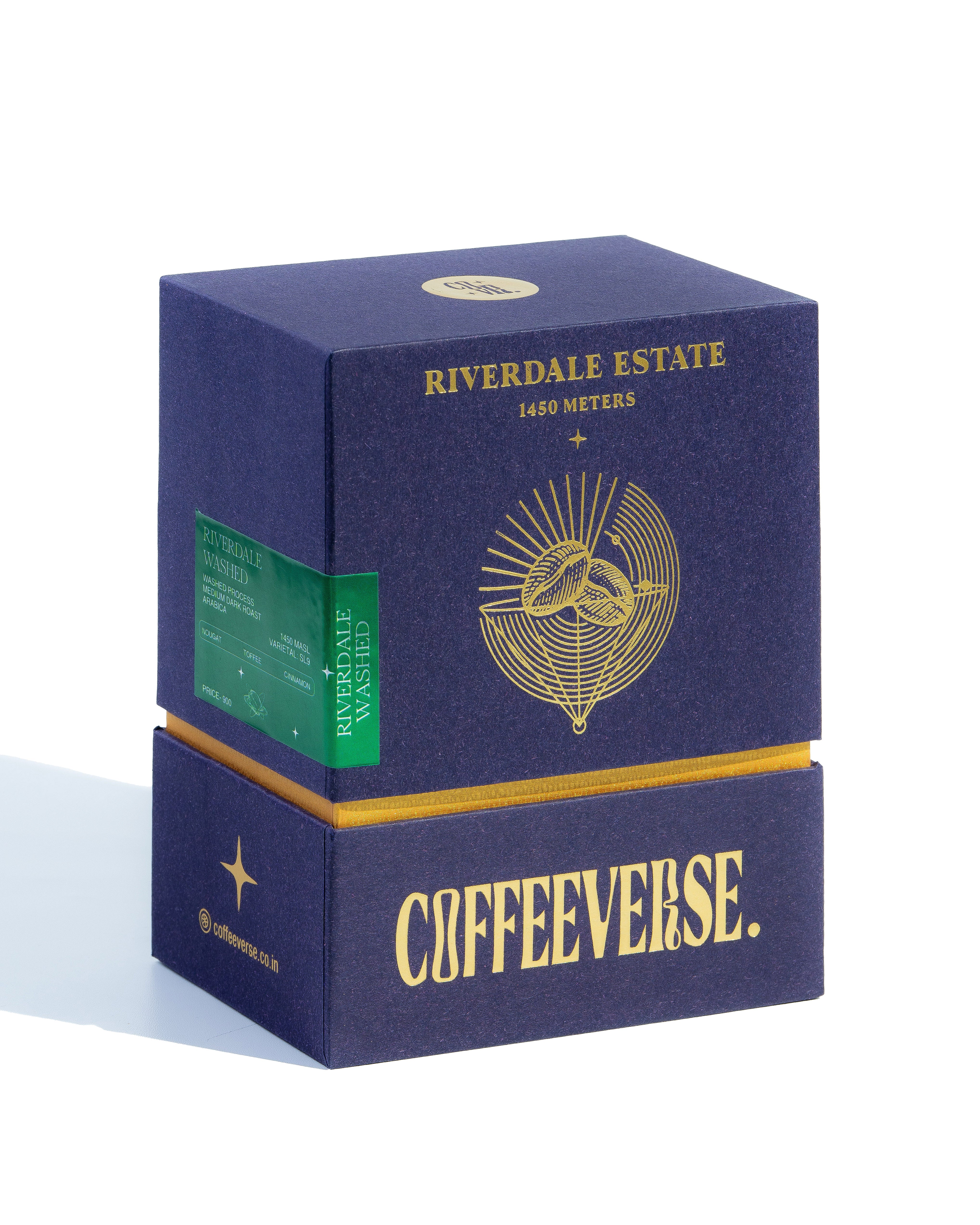 100% Speciality Arabica from Riverdale Estate - Premium washed process coffee beans by Coffeeverse