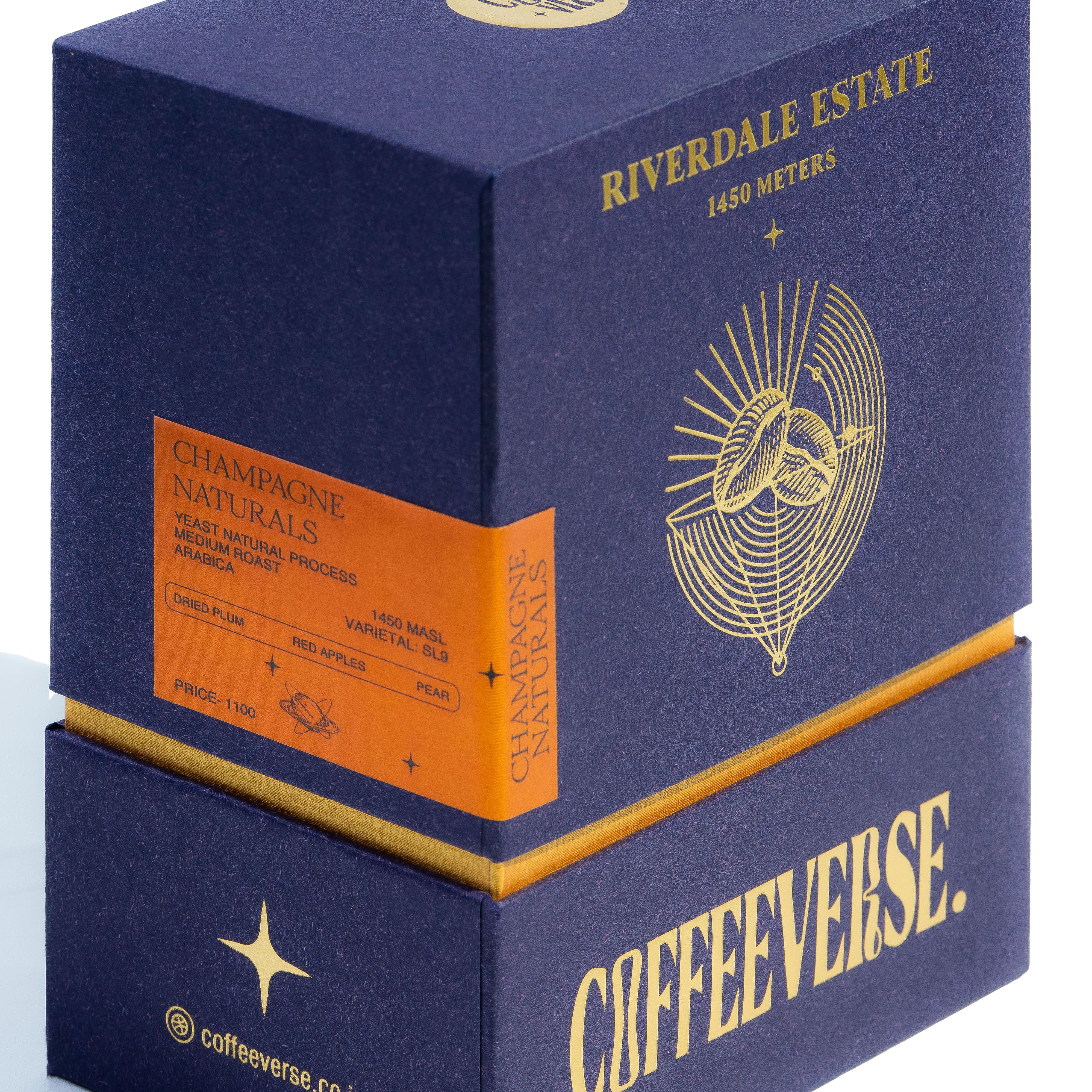 Champagne Naturals 100% Speciality Arabica from Riverdale Estate - Premium specialty coffee beans by Coffeeverse