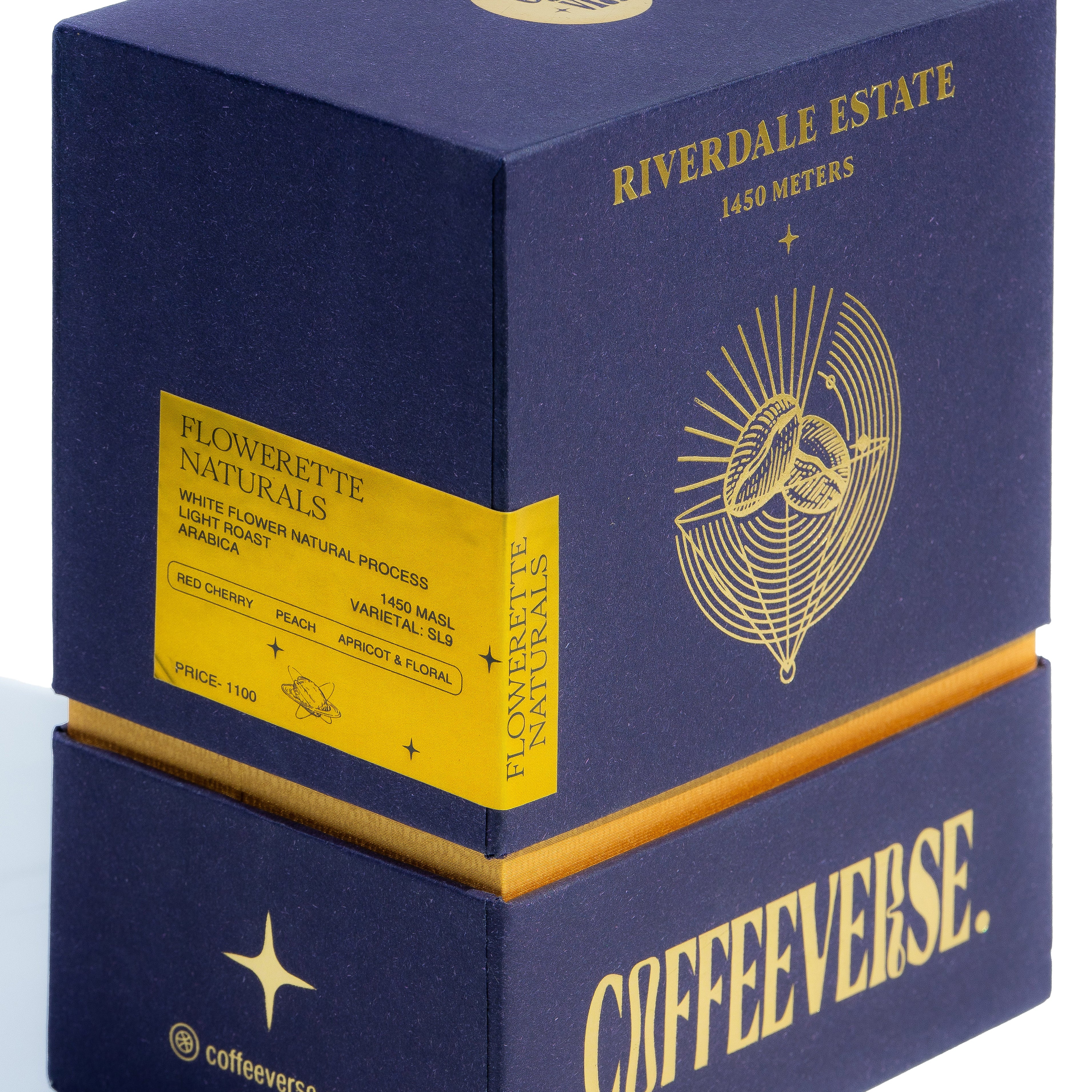 Flowerette Naturals 100% Speciality Arabica from Riverdale Estate - Premium washed process whole bean coffee